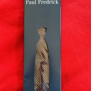 Paul Fredrick’s Purple Silk with Dots Tie **New**